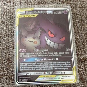 Pokemon Trading Card - Gengar & Mimikyu GX tag team!